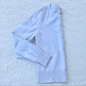 Lands’ End Kids Girls white cardigan sweater